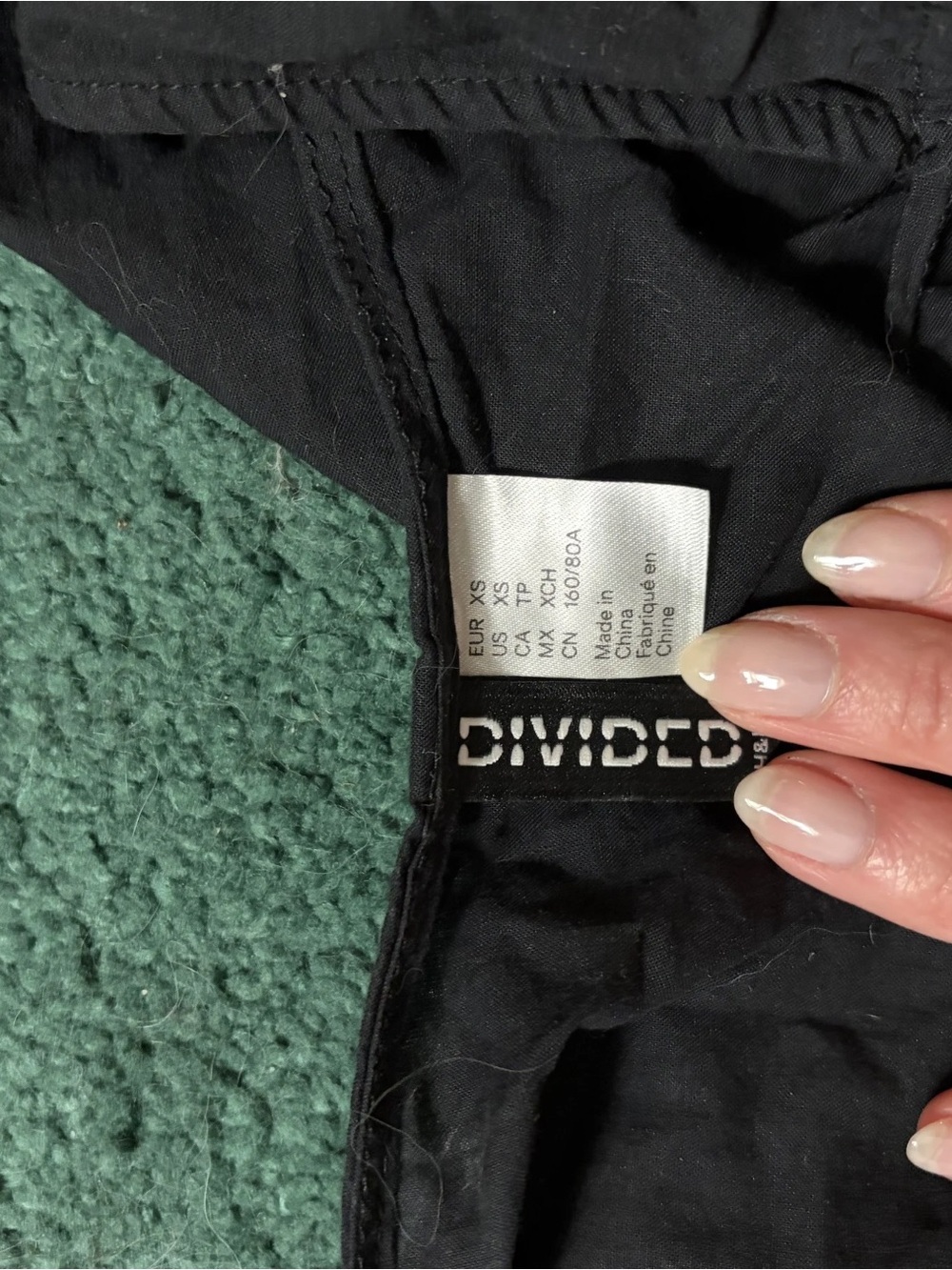 Divided Black Ruched Tie-Front Ruffle Blouse - Picture 3 of 3
